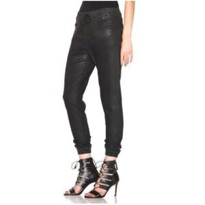 R13 Made in Italy Luxury Boy Skinny Faded Black Jogger Pant Size S